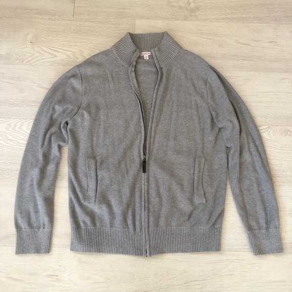 Men’s Full-Zip Collar Pocket Cardigan Sweater Jacket - Picture 8 of 16